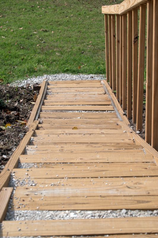 Backyard Walkway Construction