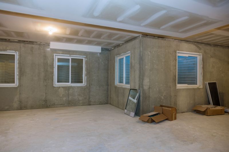 Basement Concrete Installation detail